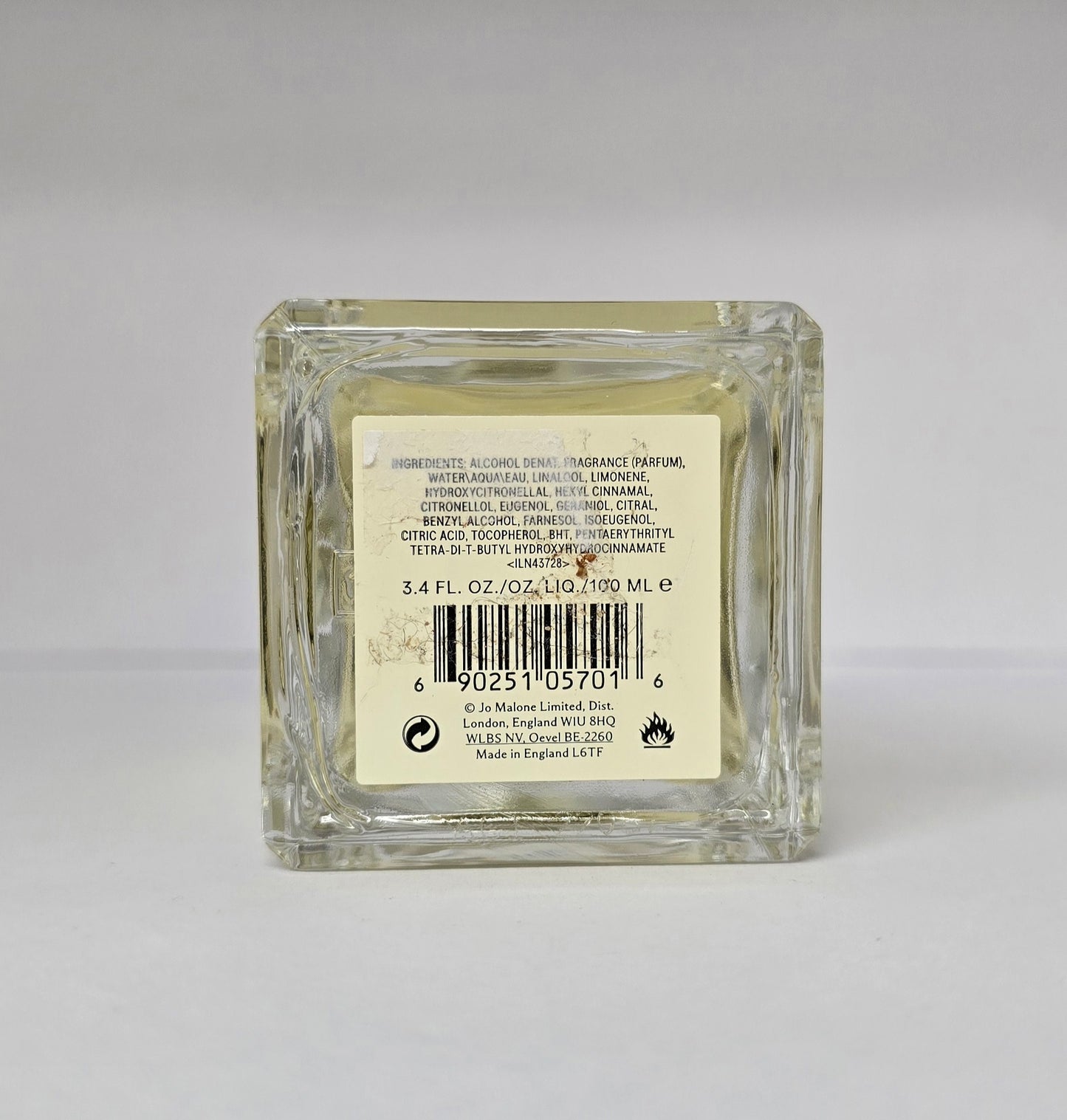 Jo Malone English Oak And Hazelnut Cologne 100ml (USED)