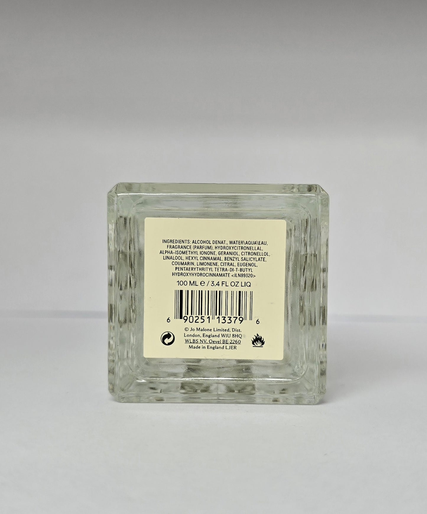 Jo Malone English Pear & Sweet Pea Cologne 100ml (USED)
