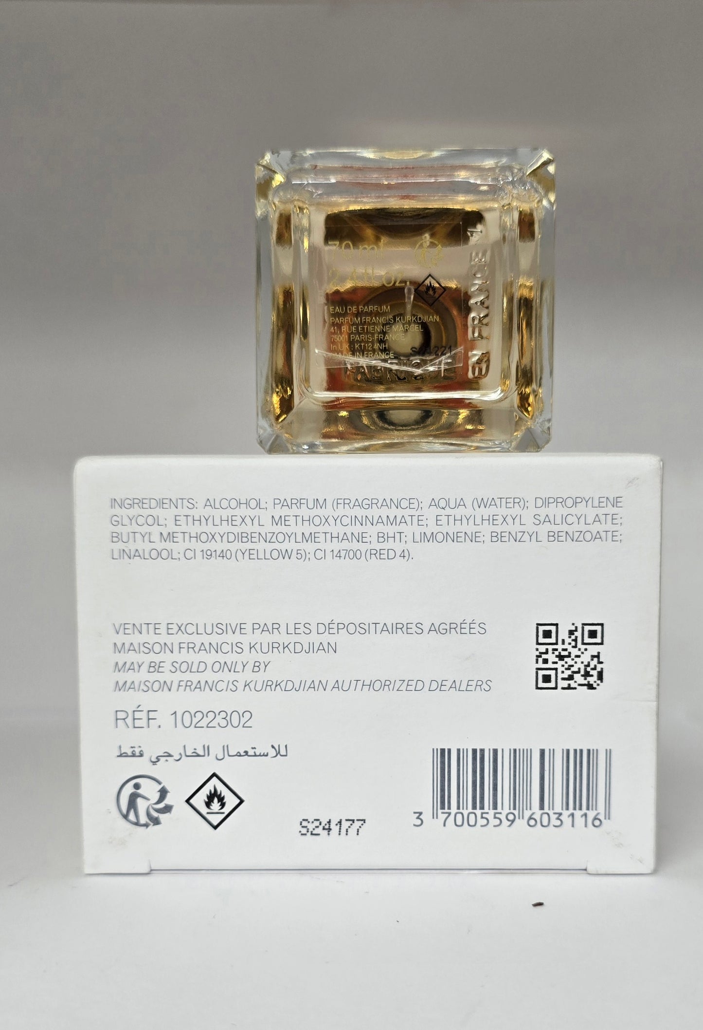 Masion francis kurkdjian Baccarat Rouge 540 EDP 70ml (USED)