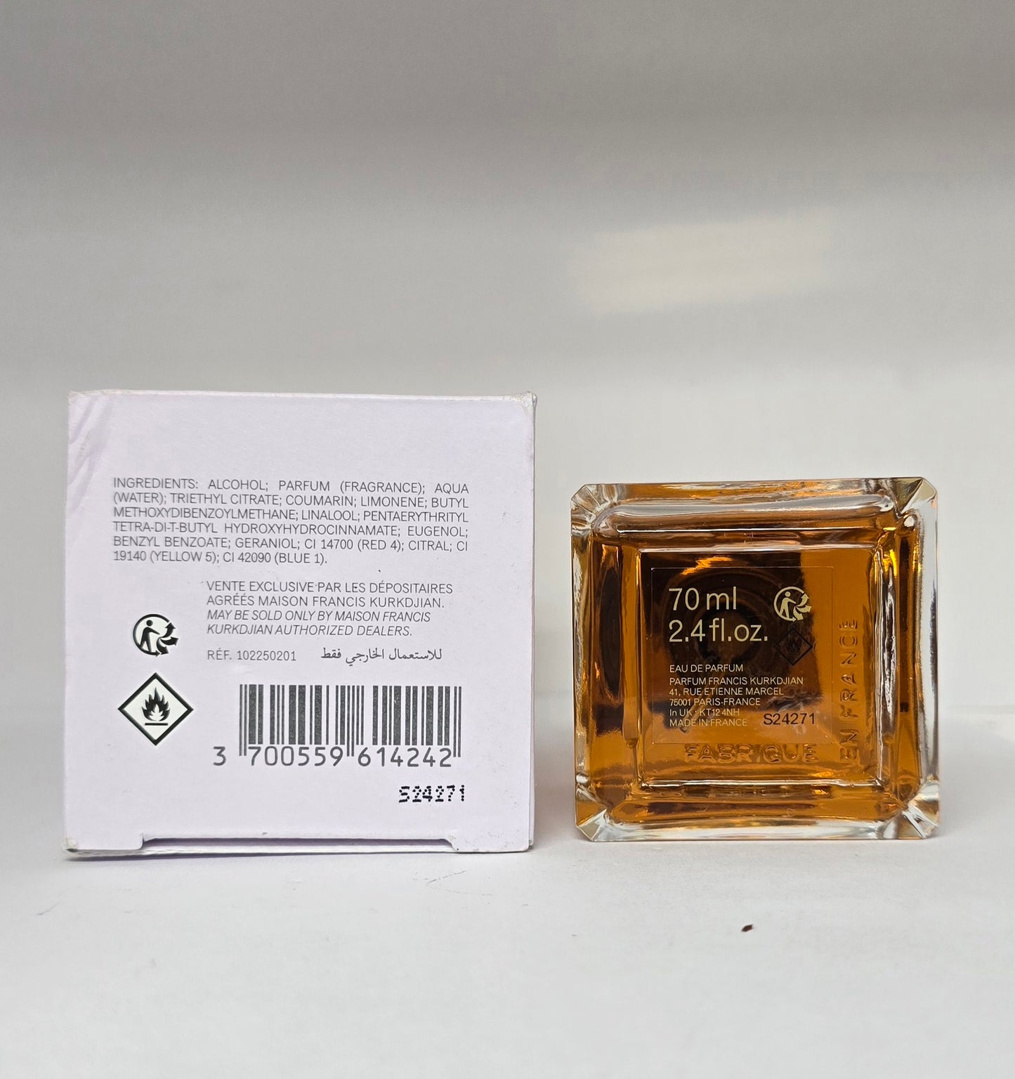 Maison Francis Kurkdjian Grand Soir EDP 70ml (USED)