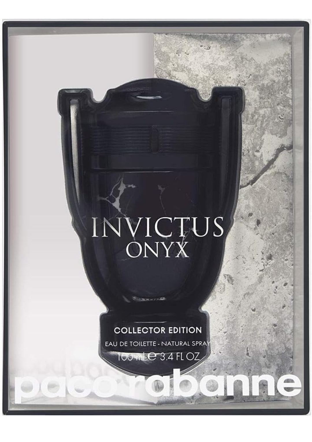 Paco Rabanne Invictus Onyx EDT 3.4oz 100ml - 100ml