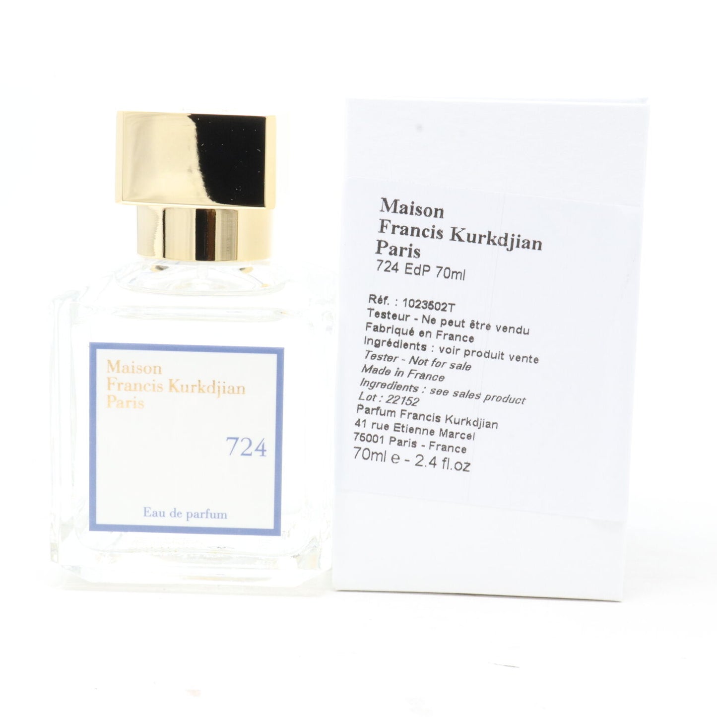 Maison Francis Kurkdjian 724 70ml Tester - 70ml Tester with cap