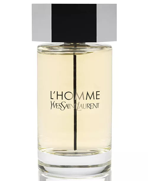 Yves Saint Laurent L'Homme perfume bottle on a white background
