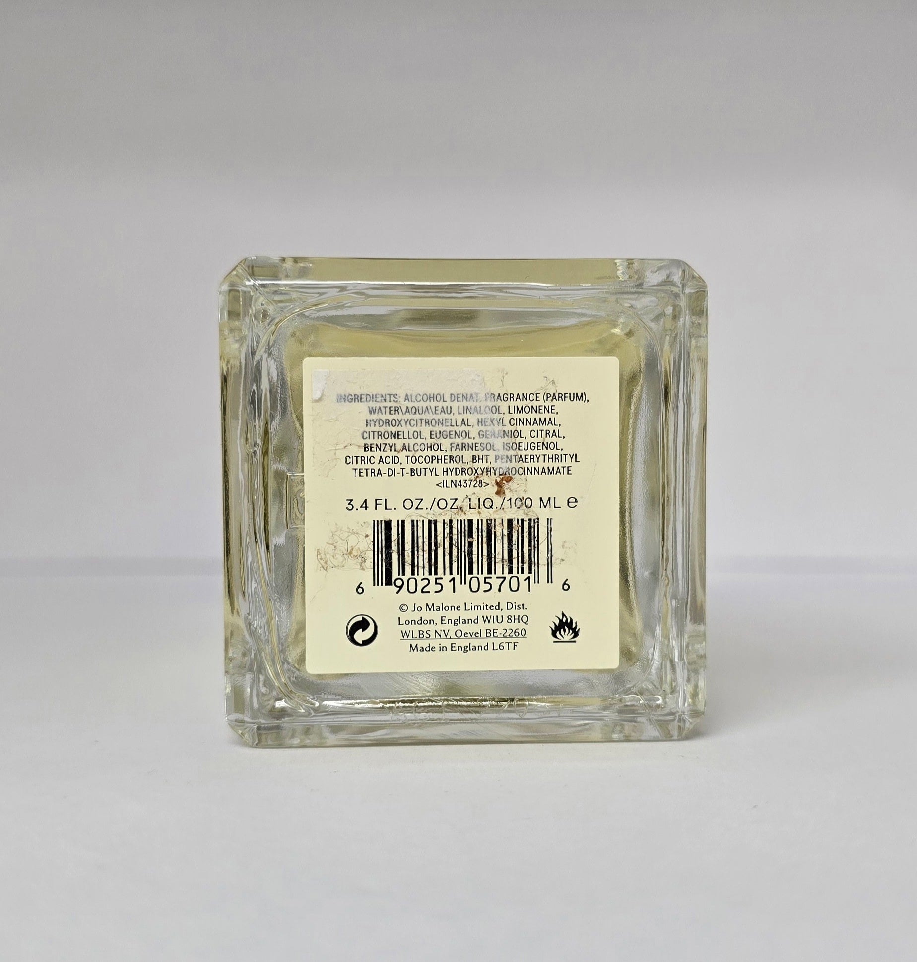 Jo Malone English Oak And Hazelnut Cologne 100ml (USED)