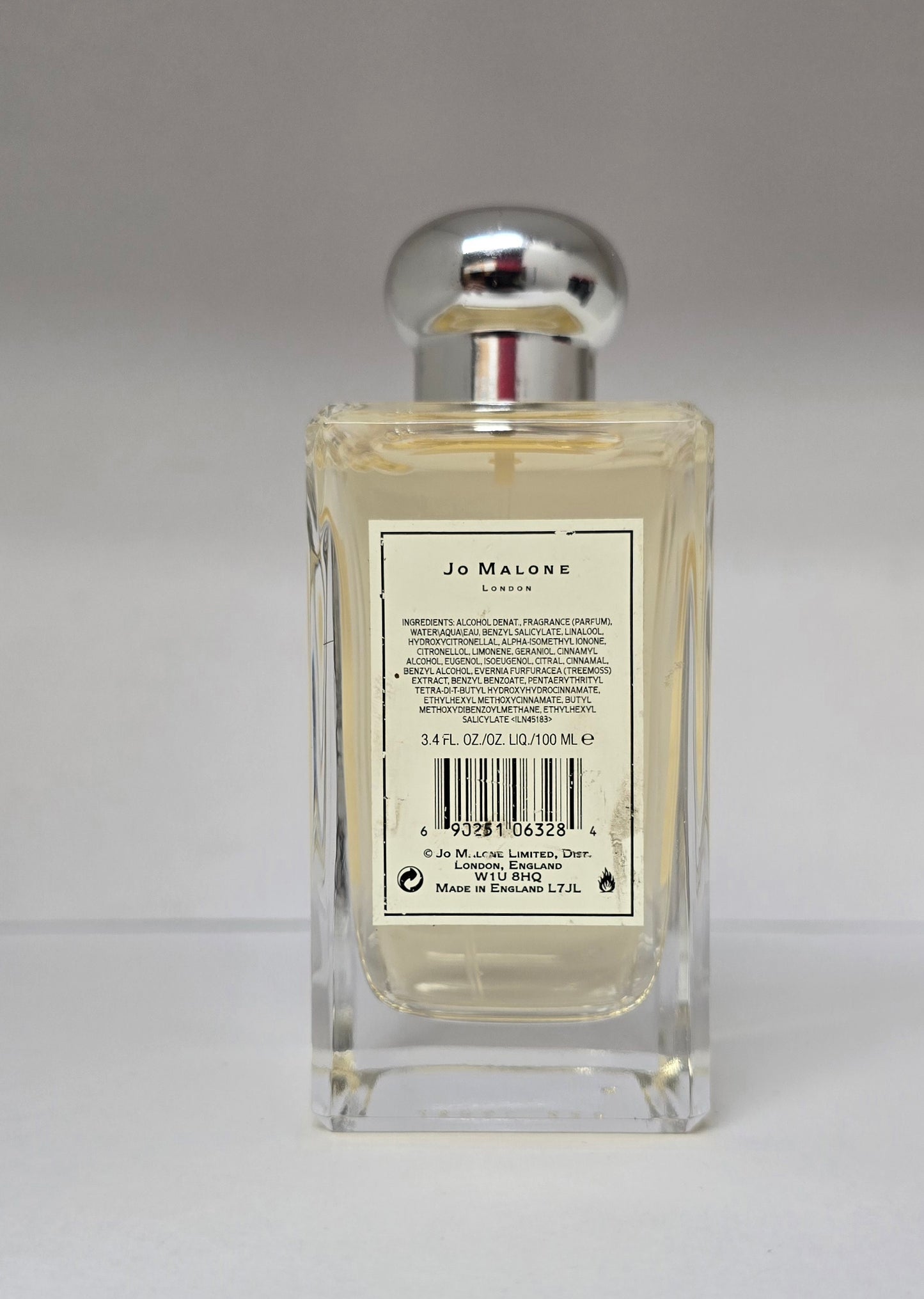 Jo Malone Honeysuckle & Davana Cologne 100ml (USED)