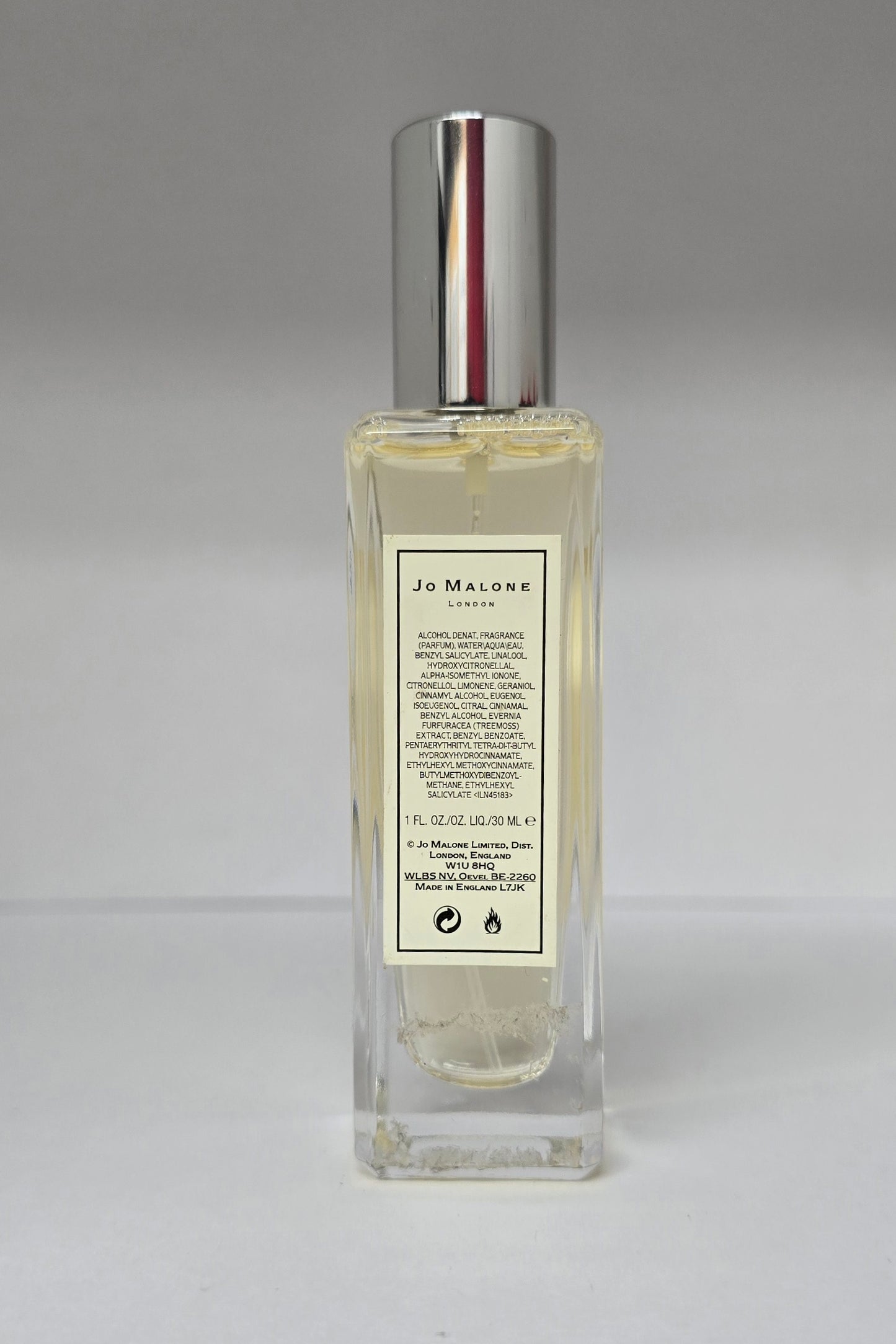 Jo Malone Honeysuckle & Davana Cologne 30ml (USED)