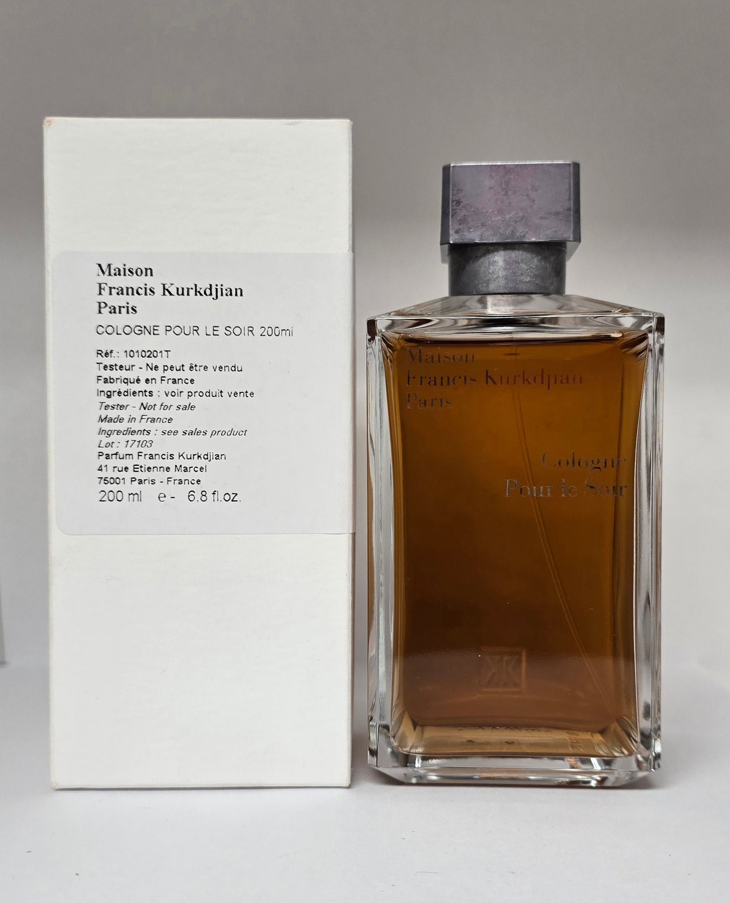 Maison Francis Kurkdjian Cologne Pour Le Soir 200ml Tester (USED)