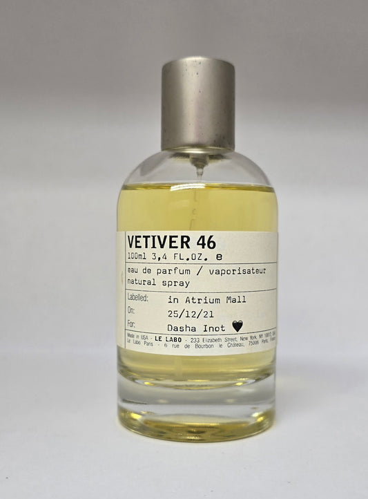 Le Labo Vetiver 46 Eau de Parfum (USED)