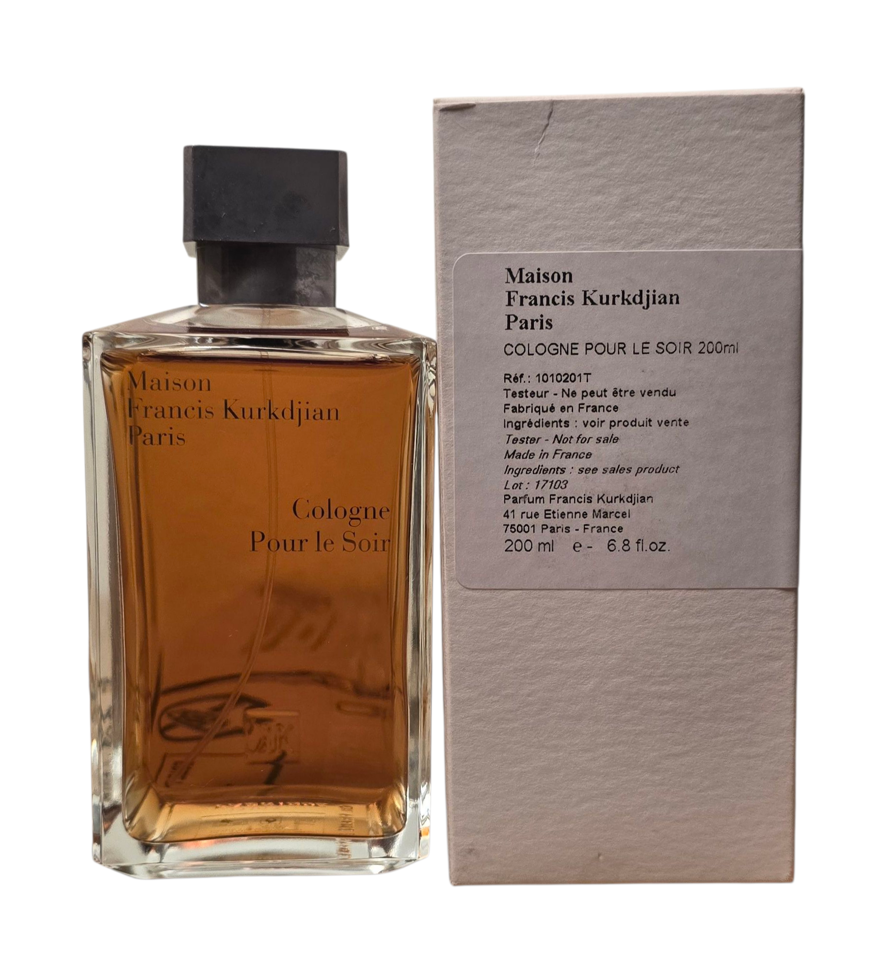 Maison Francis Kurkdjian Cologne Pour Le Soir 200ml Tester (USED)
