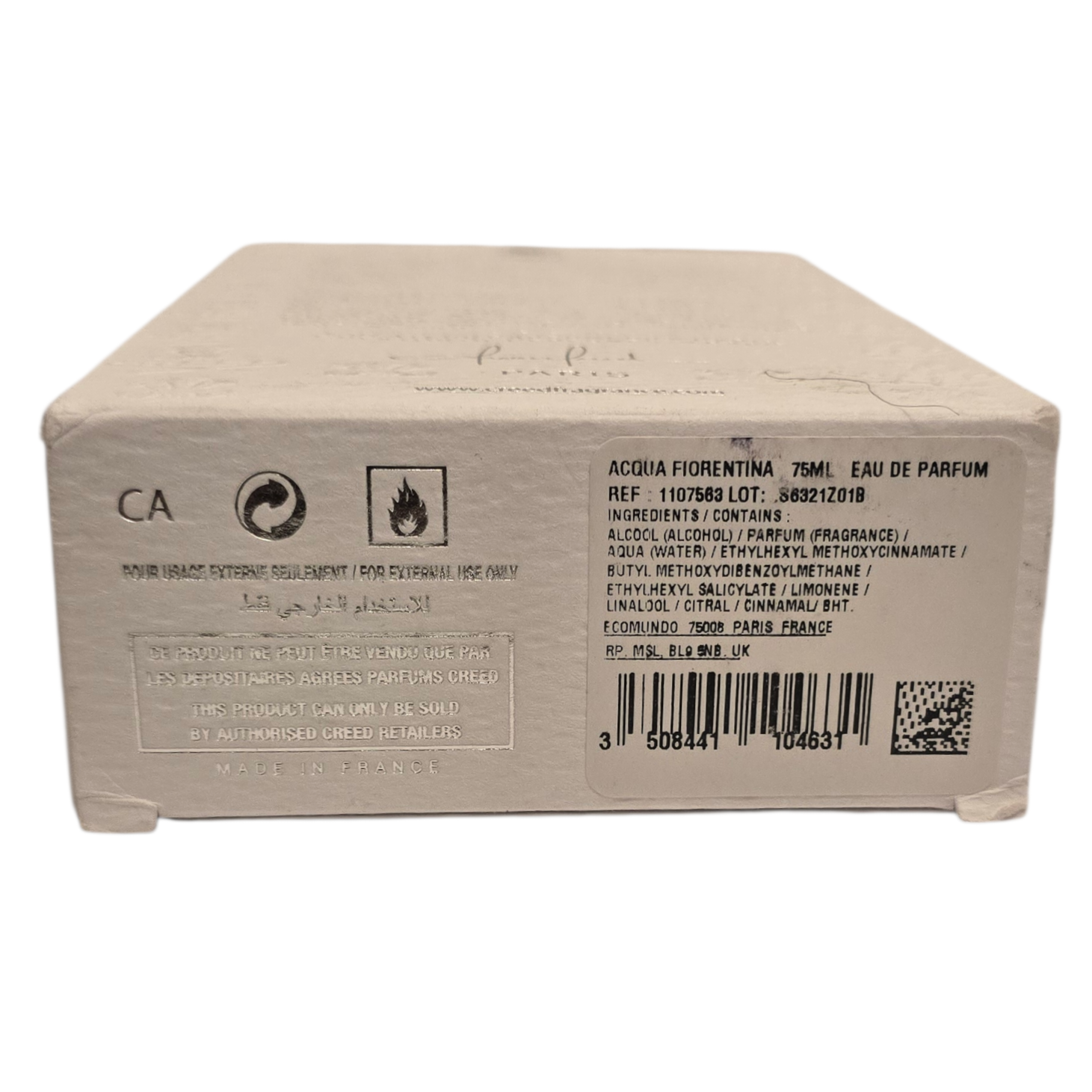 Creed Aqua Florentina Eau de Parfum (USED)
