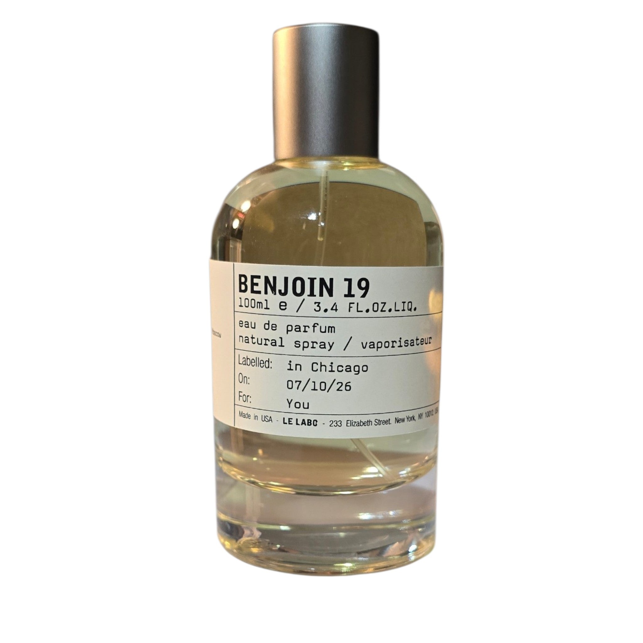 Le Labo City Exclusive Benjoin 19 Eau de Parfum
