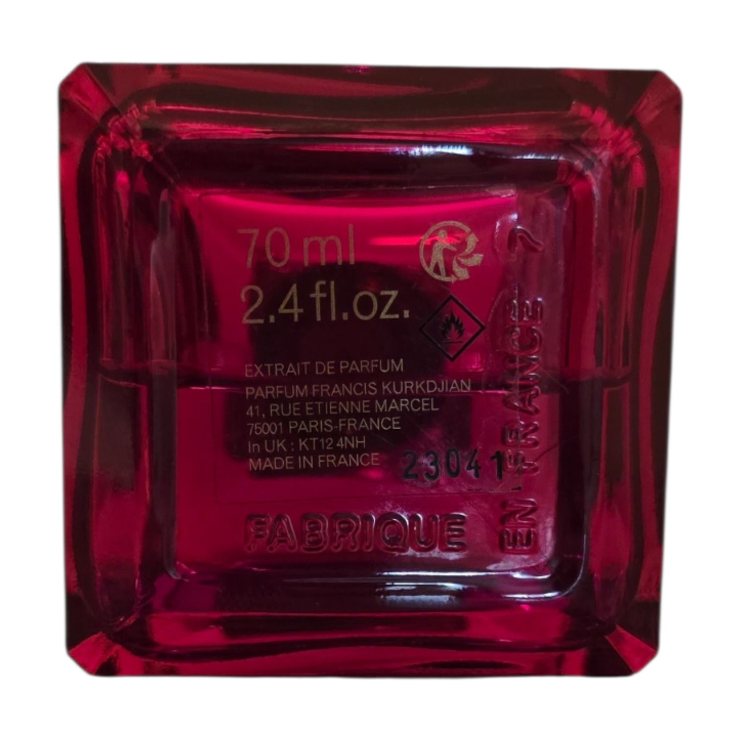 Maison Francis Kurkdjian Baccarat Rouge 540 Extrait de Parfum (USED)