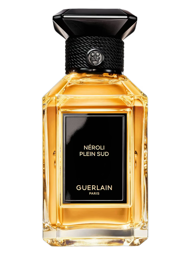 Guerlain Neroli Plein Sud perfume bottle on a white background