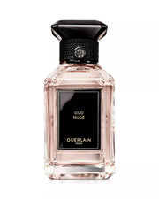 Guerlain Oud Nude perfume bottle on a white background