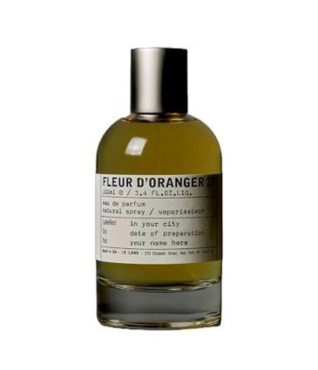 Fleur d'Oranger perfume bottle on a white background