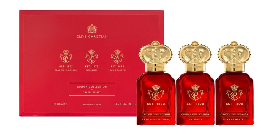 Clive Christian Traveller Set (3 × 10ml Parfum)