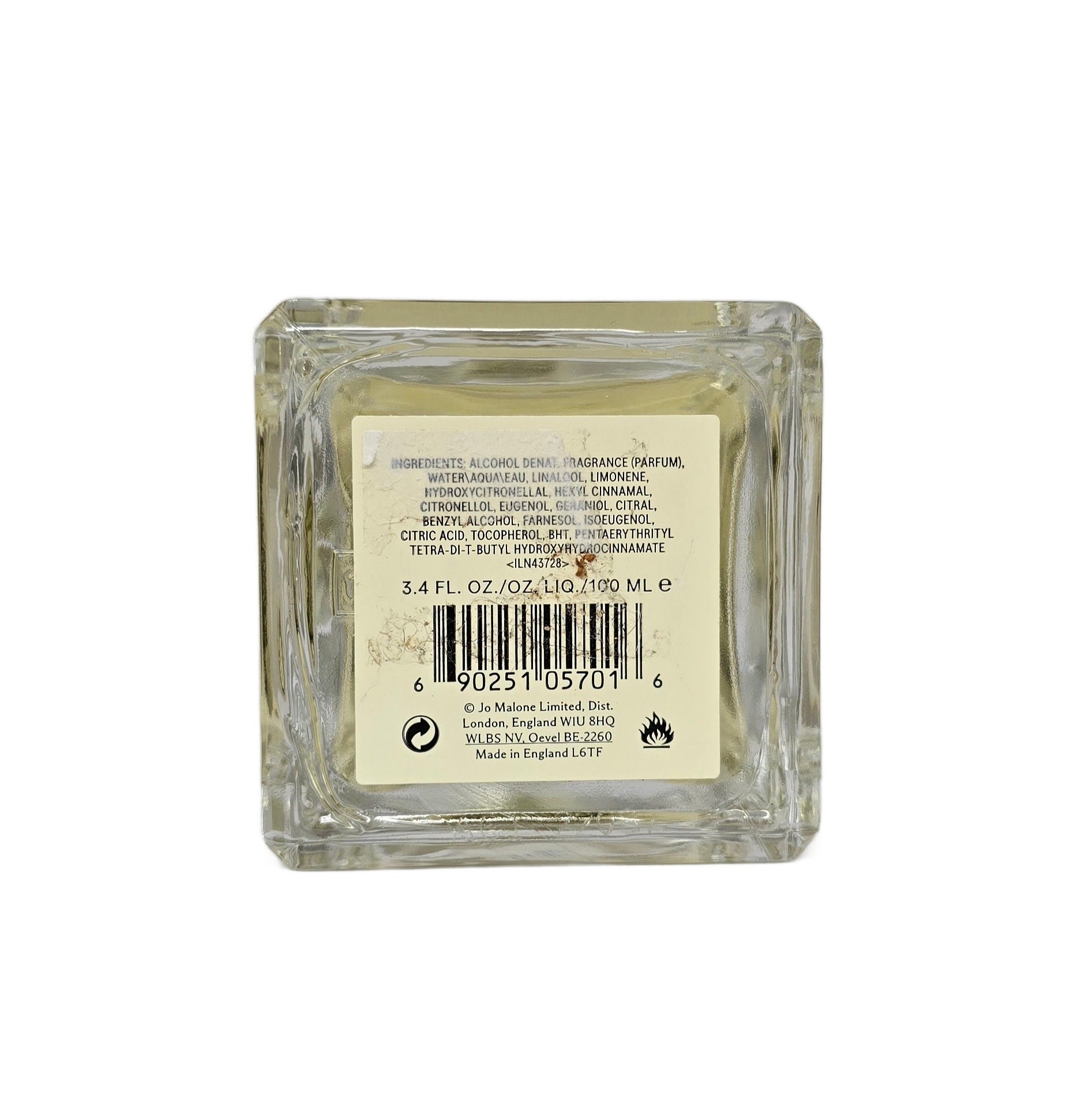 Jo Malone English Oak And Hazelnut Cologne 100ml (USED)