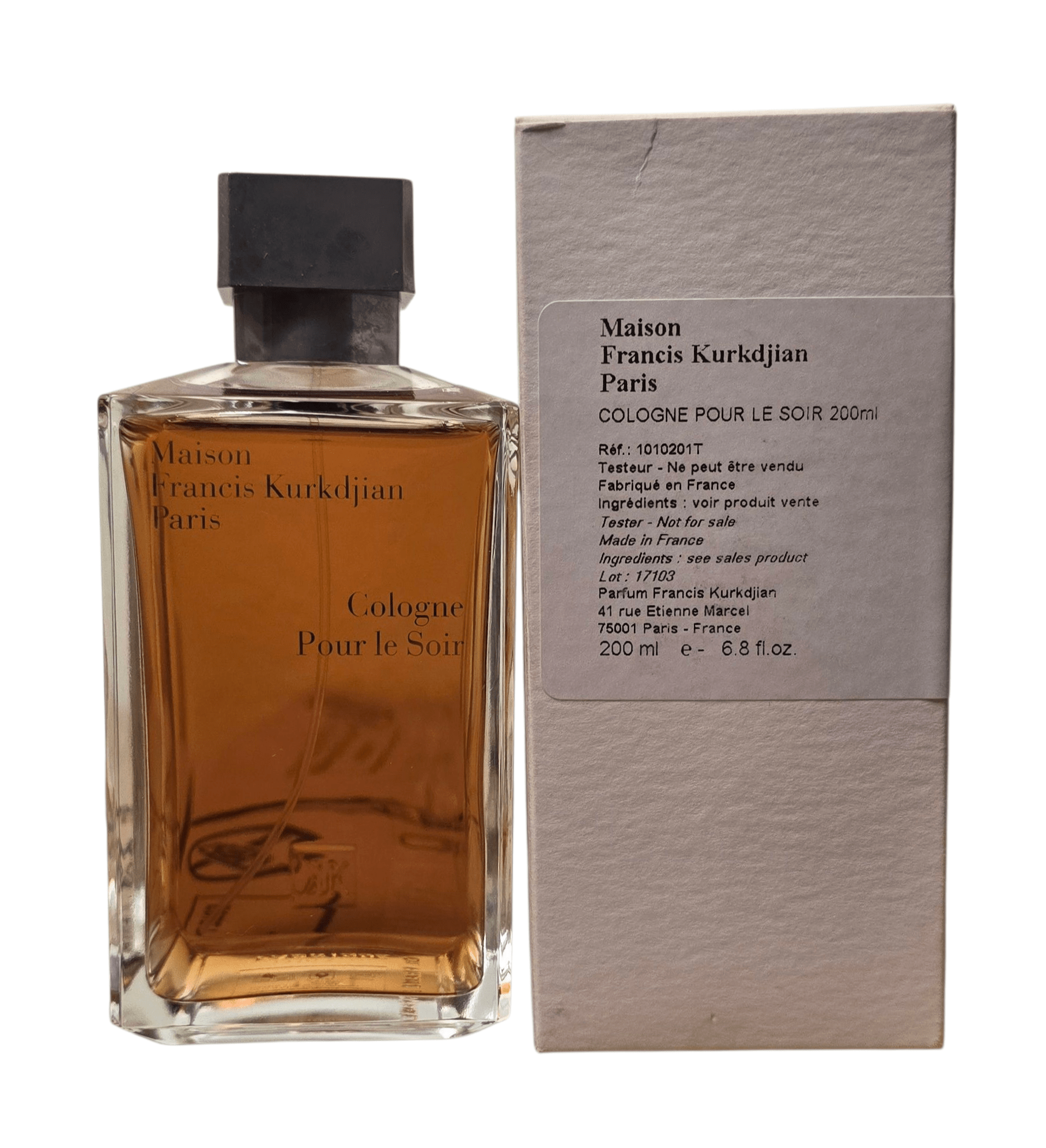 Maison Francis Kurkdjian Cologne Pour Le Soir 200ml Tester (USED)